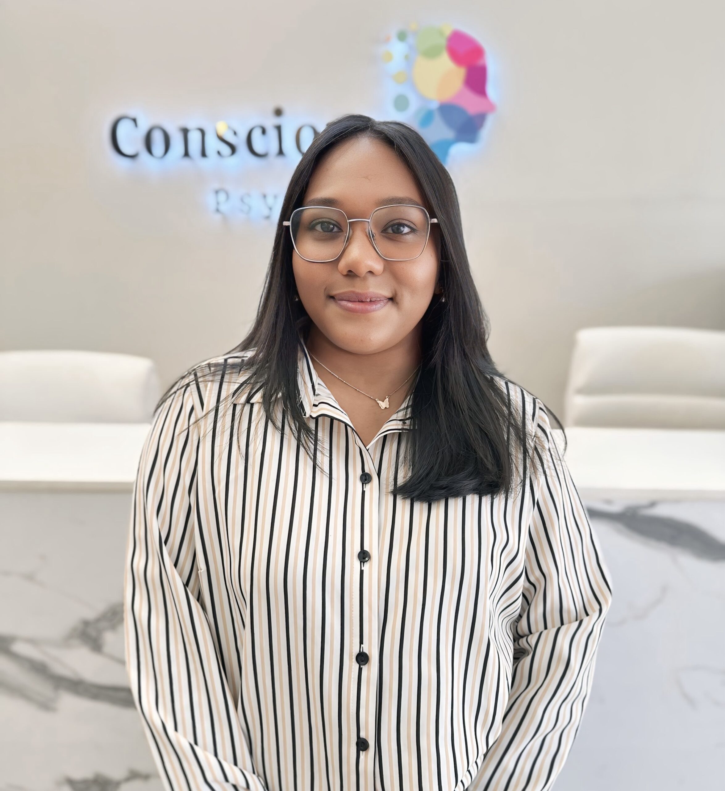 Noelle Naidoo in her professional space